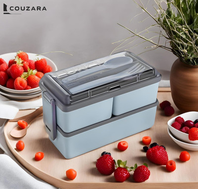 COUZARA Stack 3C 3 Containers Lunch Box(1400 ml, Thermoware)
