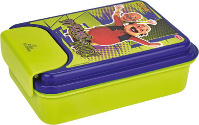 Pratap One Lock 650 Motu Patlu 2 Containers Lunch Box(650 ml)
