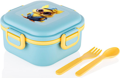 Analog Kitchenware Cartoon Image 2 Layer 4 Section Kids/School/College/Office Lunch Box 1 Containers Lunch Box(500 ml)