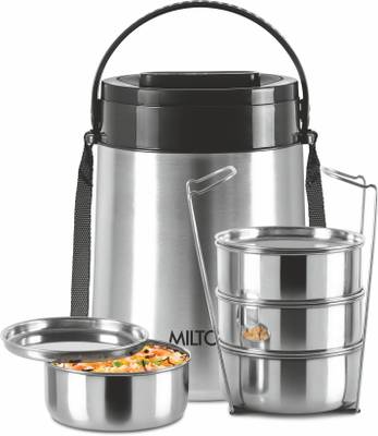 MILTON STEEL CLASSIC TIFFIN 4 4 Containers Lunch Box - Price History