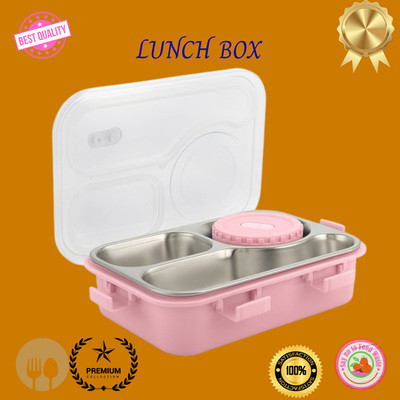 MOIRA INTERNATIONAL Insulated Lunch Box with Airtight Lid Bowl & Stainless Steel Liner Tiffin_A138 3 Containers Lunch Box(950 ml, Thermoware)