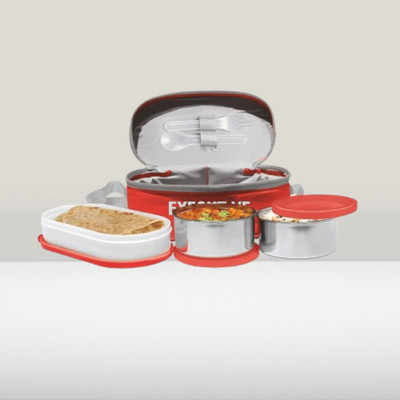 IDEAL PRIME SS2 LB_893 3 Containers Lunch Box(1000 ml, Thermoware)