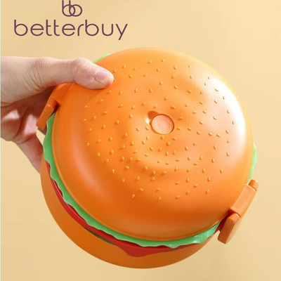 Better Buy Large Burger Bento 3 Containers Lunch Box(1280 ml, Thermoware)