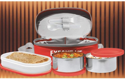 IDEAL PRIME SS2 LB_899 3 Containers Lunch Box(1000 ml, Thermoware)