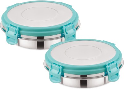 Osiya Blue Stainless Steel Lunch Box Combo - 250 ML 2 Containers Lunch Box(250 ml, Thermoware)