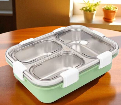 HPHCRAFTT Stainless_Steel_Lunch box_A276 3 Containers Lunch Box(1001 ml)