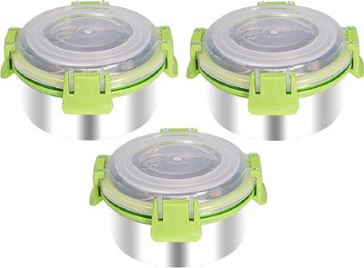 Granify Leak and lock container airtight box 3 Containers Lunch Box(350 ml)
