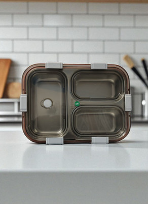 Porish TB_01 3 Containers Lunch Box(500 ml)