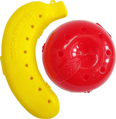 Anweshas Banana Fruit Storage Holder/Cover/Box Set for Kids School 2 Containers Lunch Box(250 ml)