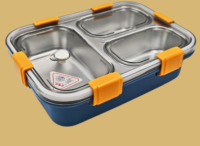 VSELL Compartment -3 Sealed Leak Proof Stainless Steel For Kid's & Adult_K1133 3 Containers Lunch Box(750 ml, Thermoware)