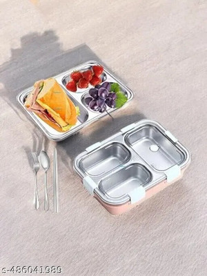 HPHCRAFTT Lunch Box with GPS Tracker - Never Lose Your Lunch Again 3 Containers Lunch Box(750 ml, Thermoware)