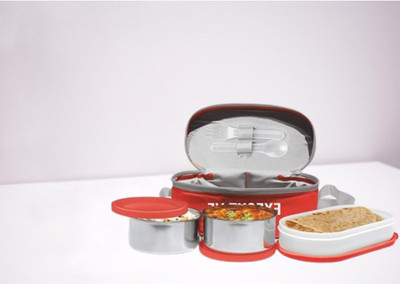 IDEAL PRIME SS2 LB_886 3 Containers Lunch Box(1000 ml, Thermoware)