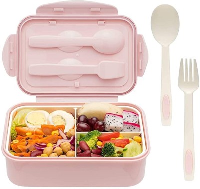 Analog Kitchenware Plastic 3 Section Lunch Box / Tiffin For School, College, Office, Gym 1 Containers Lunch Box(1300 ml)