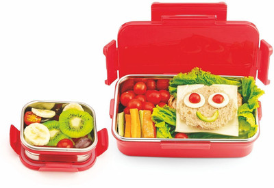 Signoraware Nugget Puff Insulated 700+130ml Warm Compact Lunch Boxes for Adults/Kids 1 Containers Lunch Box(700 ml, Thermoware)