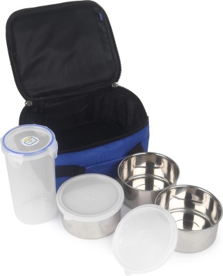 Vistamanya Plus Portable 4Container lunch box 4 Containers Lunch Box(200 ml, Thermoware)