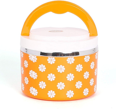 JAYCO Insulated Latest Designed 1 Layer Lunch Box Orange 1 Containers Lunch Box(640 ml, Thermoware)