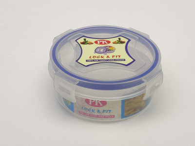 PK PLASTIC PK MEDIUM 4 LOCK 3 Containers Lunch Box(350 ml)