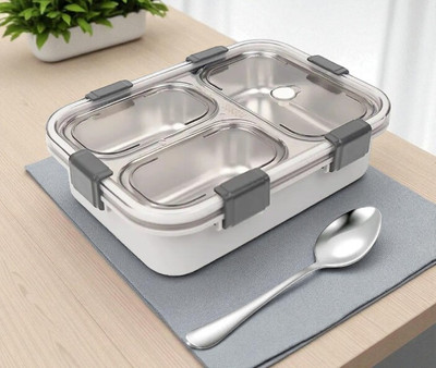 HPHCRAFTT Stainless_Steel_Lunch box_A51 3 Containers Lunch Box(1001 ml)