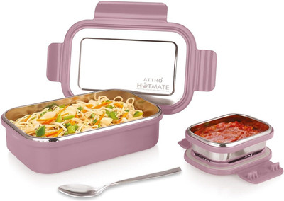 ATTRO Hotmate Lunch Box 2 Containers Lunch Box(980 ml, Thermoware)