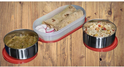 IDEAL PRIME SS2 LB_842 3 Containers Lunch Box(1000 ml, Thermoware)