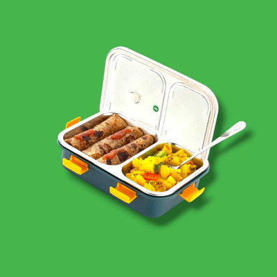 ZingZest Plastic Grocery Container  - 750 ml(Green)