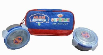 Arjun blue_lunch_box_set_of_2_122 2 Containers Lunch Box(800 ml, Thermoware)