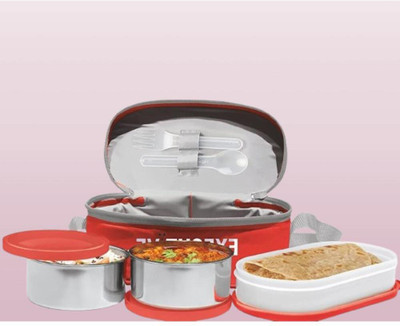 IDEAL PRIME SS2 LB_901 3 Containers Lunch Box(1000 ml, Thermoware)