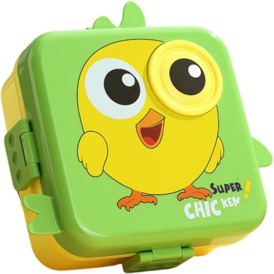 Patre In Kids Lunch Box. Cute 3D Shaped Lunch Box for School & Office with Cutlery. 6 Containers Lunch Box(300 ml, Thermoware)