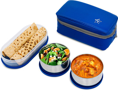 Flipkart SmartBuy Classic 3 Air Tight Containers Lunch Box(1240 ml)
