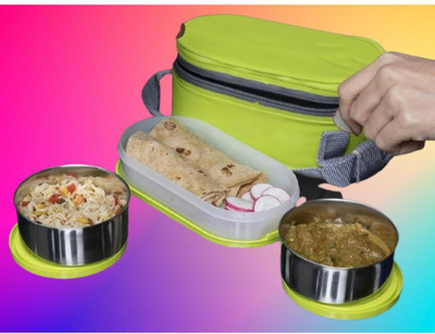 IDEAL PRIME SS2 LB_838 3 Containers Lunch Box(1000 ml, Thermoware)