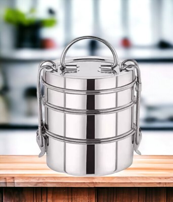 Sammyimpact Stainless_steel_LunchBox_SammyImpact_SI_0092 3 Containers Lunch Box(1001 ml)