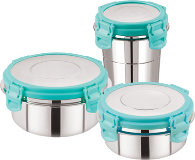 Osiya Lunch Box With Glass Tumbler -1350ML Pack of 1 (Blue) 1 Containers Lunch Box(1350 ml)