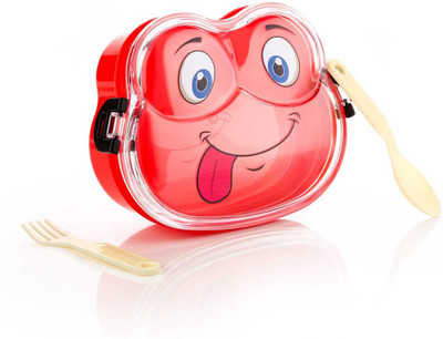 Zyra Happy Face FunBox 1 Containers Lunch Box(700 ml)