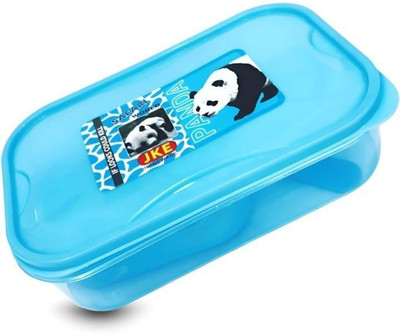 gernic Kids Lunch Box Container, Blue, Plastic, Panda 2 Containers Lunch Box(500 ml)