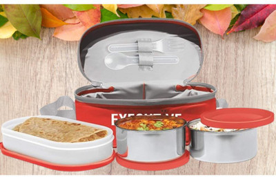 IDEAL PRIME SS2 LB_894 3 Containers Lunch Box(1000 ml, Thermoware)