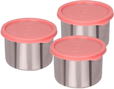 Osiya PINK Lunch Box Combo -1350ML 3 Containers Lunch Box(1350 ml, Thermoware)