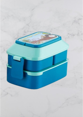 Sinternationai Lunchbox_3 container_Blue_12 3 Containers Lunch Box(1200 ml)