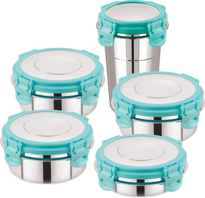 Osiya BLUE Lunch Box With Glass Tumbler -1475ML 1 Containers Lunch Box(1475 ml)