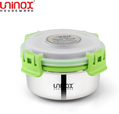 UNINOX Stainless steel lock n lock green color containers 425ml Set of 1 Containers Lunch Box(425 ml)