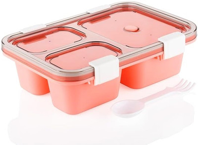Analog Kitchenware 3 Compartment Kids/School/College/Office Lunch Box - 1000 ML 1 Containers Lunch Box(1000 ml)