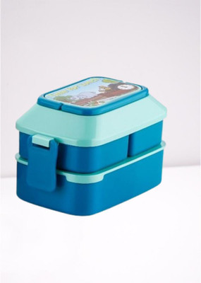 SOHAM Lunchbox_3 container_Blue_29 3 Containers Lunch Box(1200 ml)