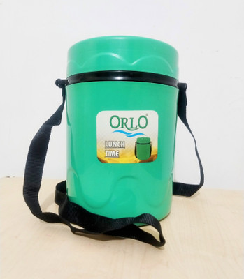 Orlolunchbox Lunch Time-3 4 Containers Lunch Box(1 L, Thermoware)