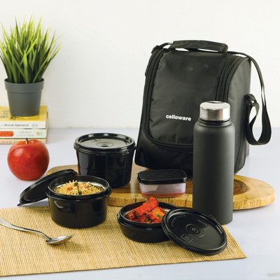 cello MF All in One Set 5 Containers Lunch Box(1575 ml, Thermoware)