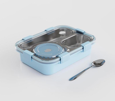 lavtoz Stainless Steel Bento Lunch Box with t84 Sealed Lid & Cutlery Set 750ml Thermowa 1 Containers Lunch Box(750 ml, Thermoware)