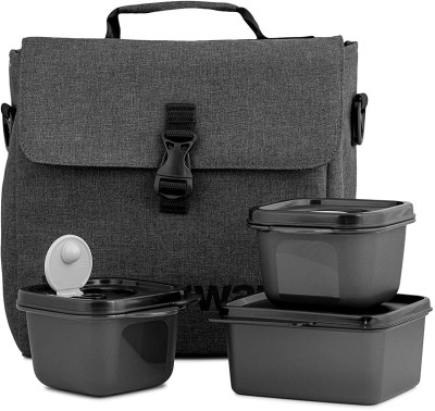TUPPERWARE New Urban Lunch Set 3 Containers Lunch Box(275 ml)