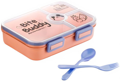 Shreezy Bite Buddy Lunch Box School College Office Leak Proof Airtight Unbreakable 1 Containers Lunch Box(1200 ml)