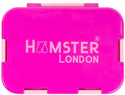 hamster london Leak Proof 4 Compartment Lunch Box Bento Box for Adults & Kids, Durable BPA-Free 4 Containers Lunch Box(750 ml)