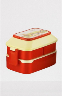Sinternationai Lunchbox_3 container_Red_65 3 Containers Lunch Box(1200 ml)