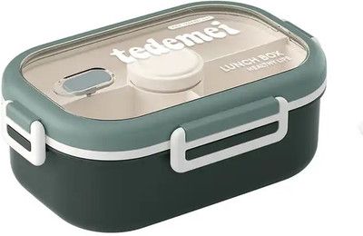 AKR BPA free lunch box with inner box fork spoon food container 2 Containers Lunch Box(1100 ml, Thermoware)