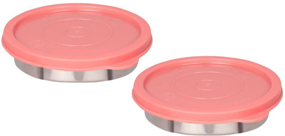 Osiya PINK Lunch Box Combo -250 ML 2 Containers Lunch Box(250 ml, Thermoware)